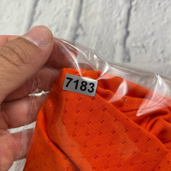 CFL BC Lions 🦁 Reebok Authentic Orange Football Jersey Sz L Brand New - Picture 9 of 9